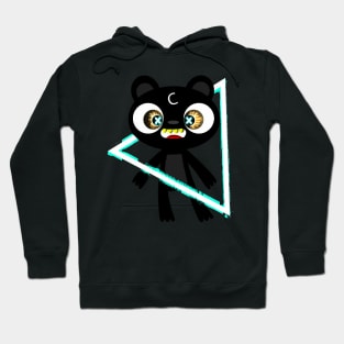 black cat wooo 152 Hoodie